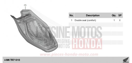 KIT,COMFORT SEAT *BLACK* NSS750S de 2025